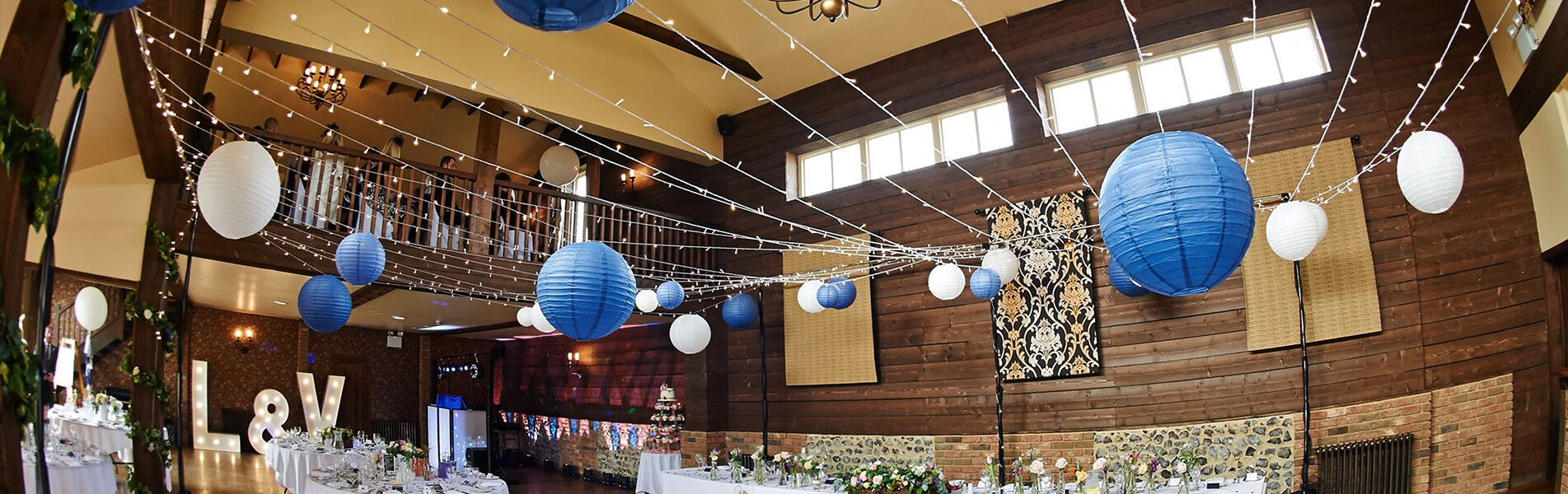 Wedding Lantern Hire Coloured or White Lanterns